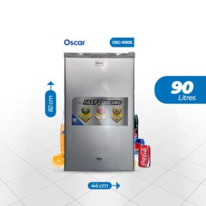 Réfrigérateur OSCAR-90L-GRIS- OSC R90S
