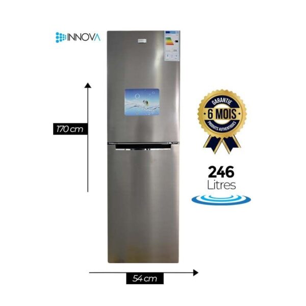 Réfrigérateur INNOVA IN310 - 246L - couleur Gris