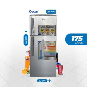 Réfrigérateur OSCAR – Double Porte – OSC R175s – 175L