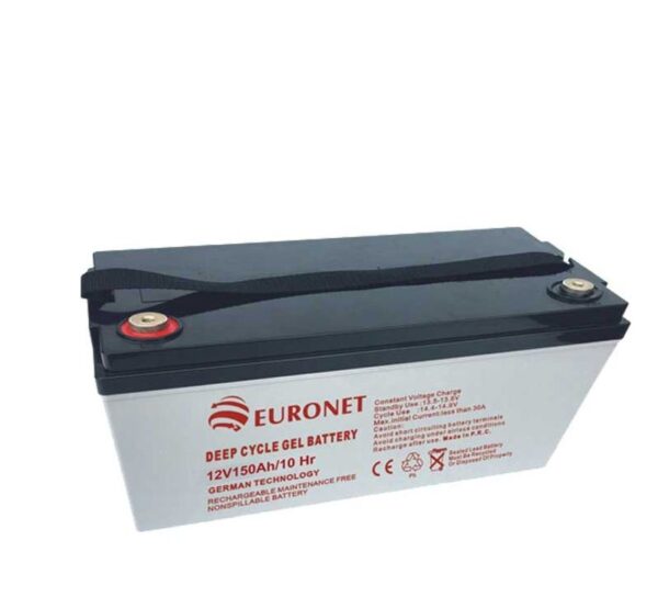 Batterie Solaire Gel - 12V - 150AH - Euronet