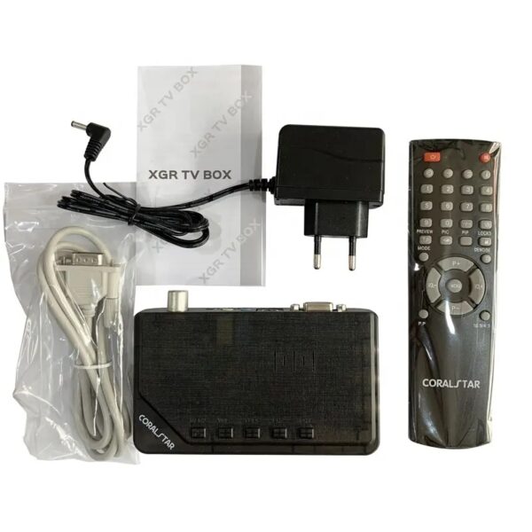 COMBO TV compatible avec HDMI, boîtier TV, VGA AV CVBS 1080P, pour moniteurs LCD/CRT, T/T2