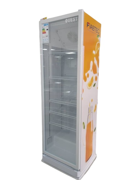 Refrigerateur FIABTEC – FTDFS-450 – 1 Portes Vitrées -showcase– 350 Litres – Blanc