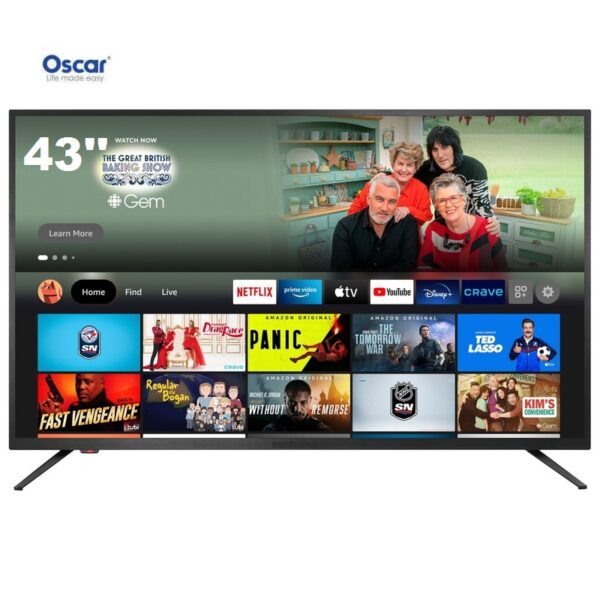 Television-OSCAR 43'' pouce smart et numerique