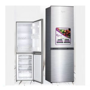 réfrigérateur ROCH COMBINE 4 Tiroirs 260L RFR-325DB-L-SILVER Garantie 06 mois